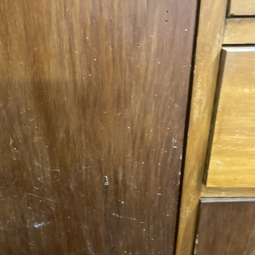 Vintage Manrobe. H139 W103 D43cm (Borer Holes Evident) Image 1++