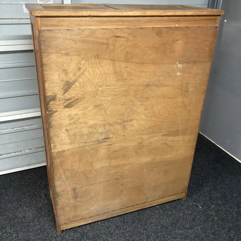 Vintage Manrobe. H139 W103 D43cm (Borer Holes Evident) Image 1++
