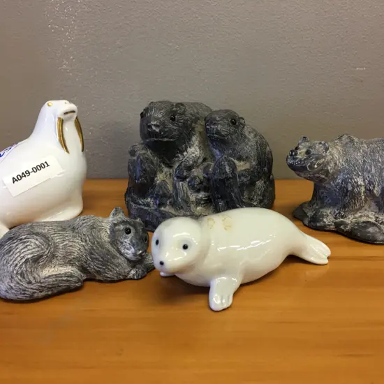 Selection of Wolf Canada Original Sculptures Etc