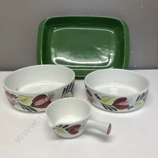 Rorstrand Sweden Dishes & Dukat Sweden Green Dish