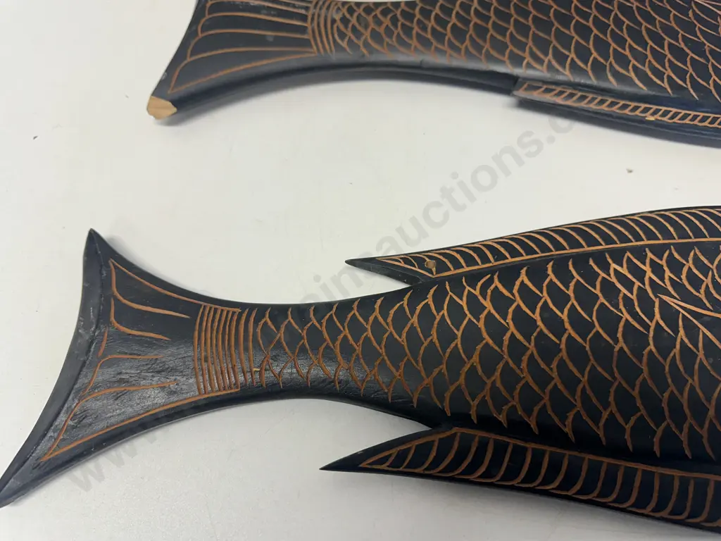 Vintage Wooden Fish Wall Art (As Found) Image 1++