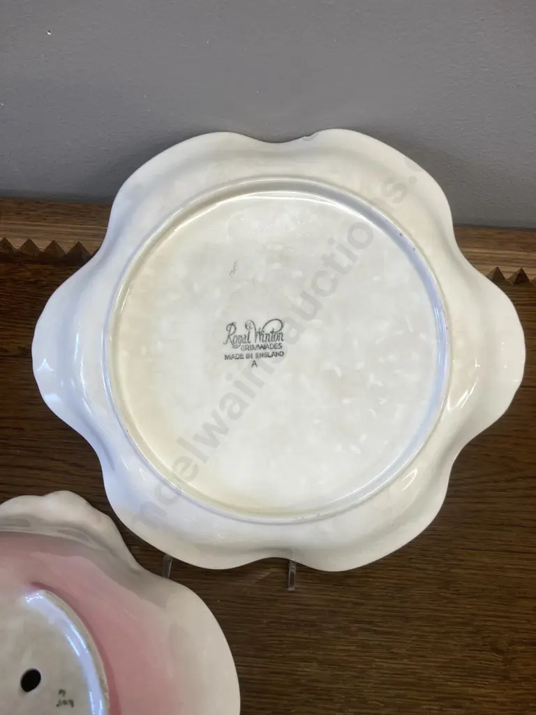 Royal Winton 'Petunia' Pink Salad Strainer Set Image 1++