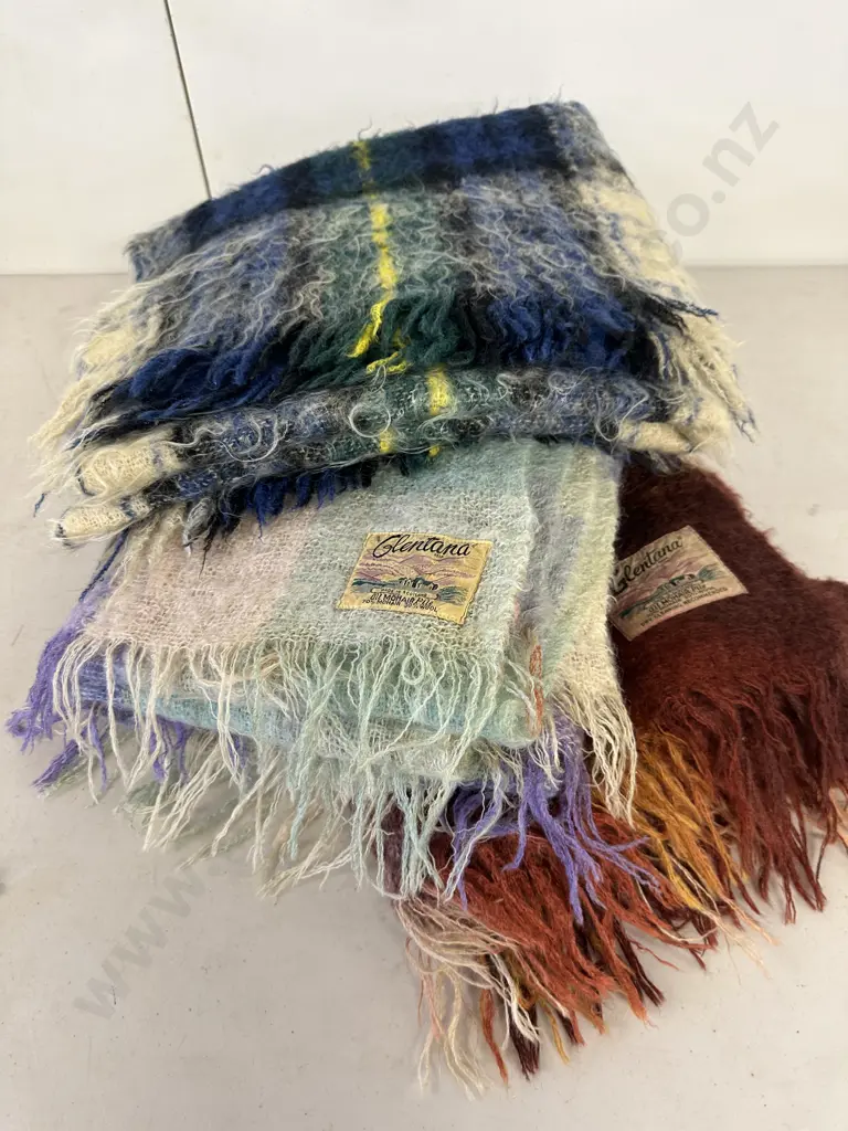 Selection Of Mohair Rugs Including Glentana Etc Image 1++