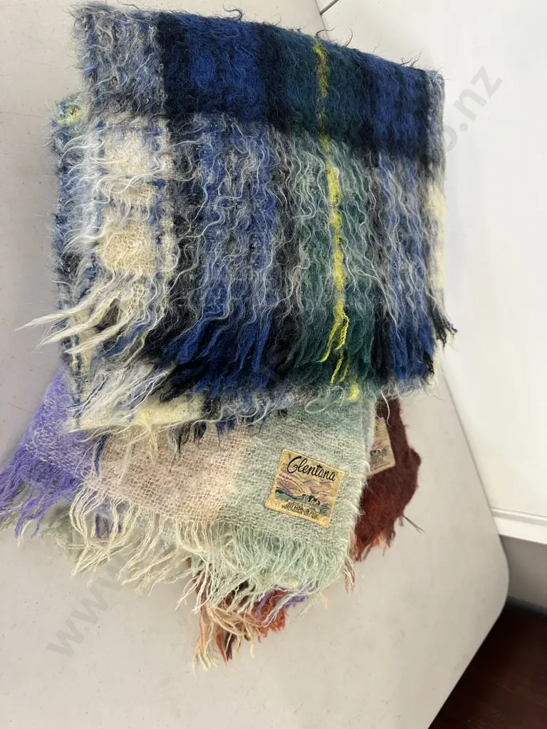 Selection Of Mohair Rugs Including Glentana Etc Image 1++