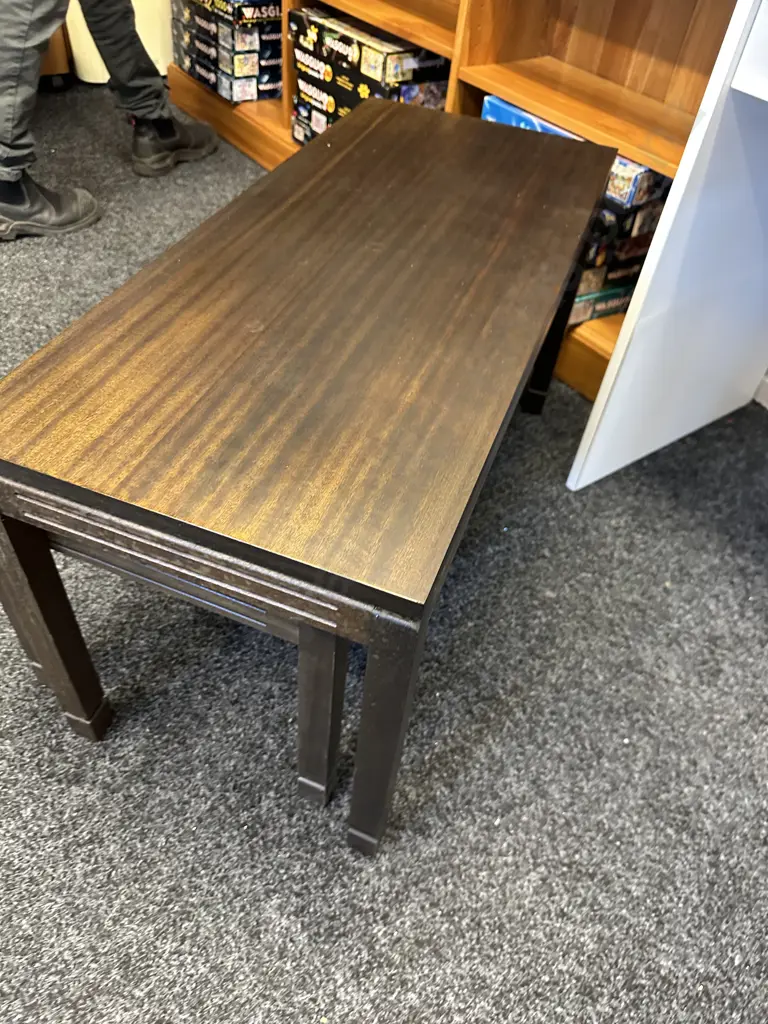 Vintage Mahogany Nest Of 3 Tables Image 1++