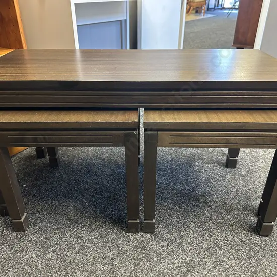 Vintage Mahogany Nest Of 3 Tables