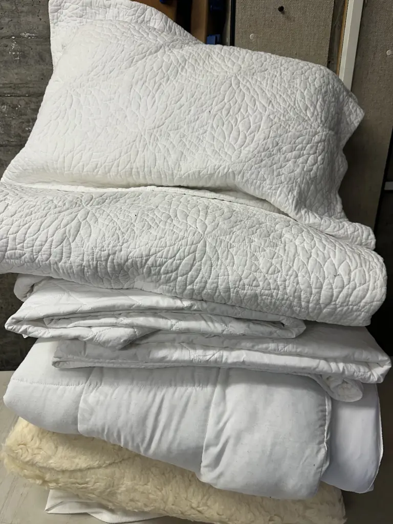 King Single Linen Including Coverlet, Pillow, Mattress Protector Etc Image 1++