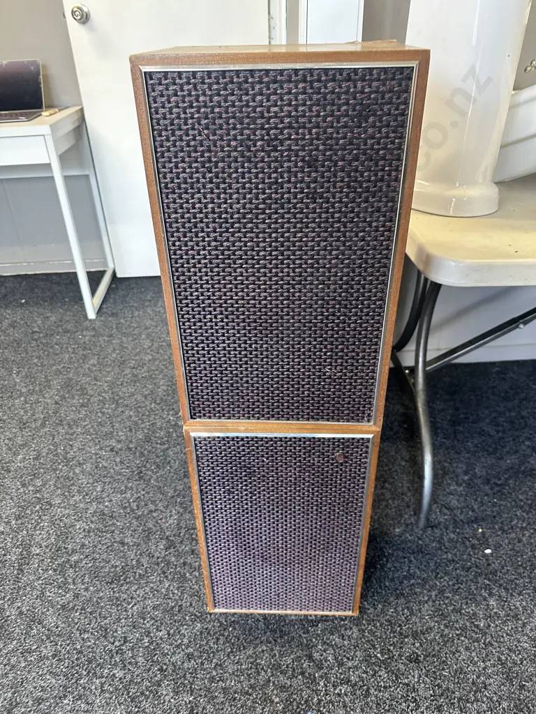 Pair Of Midcentury AWA Speakers ASK7-80HM Image 1++