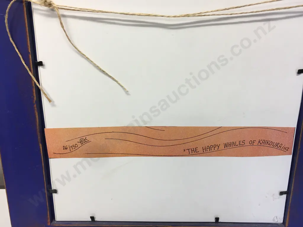Kia Ora "The Happy Whales Of Kaikoura / NZ" Sold With /20 Image 1++
