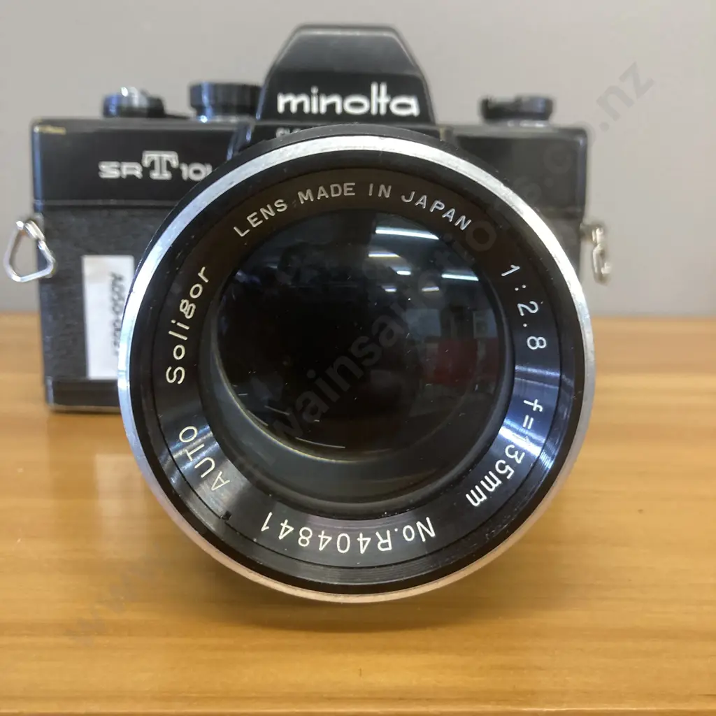 Minolta SRT101 Film Camera With Soligor 2.8/135mm Japan Auto Lens Image 1++