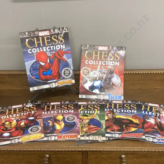 Marvel Chess Collection Magazines 1, 2, 3, 4, 5, 6, 8