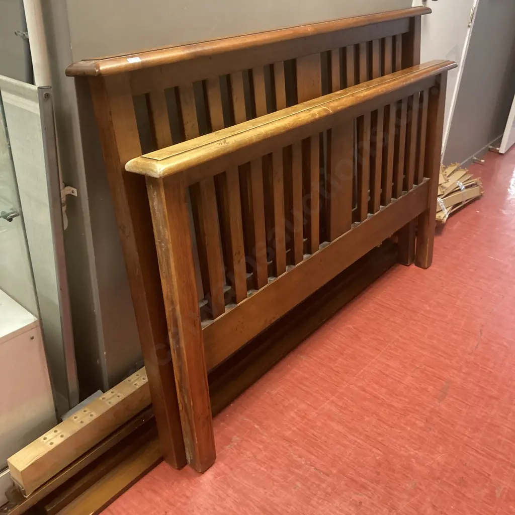 Nordic Queen Size Flexi Slat Bed Frame Image 1++