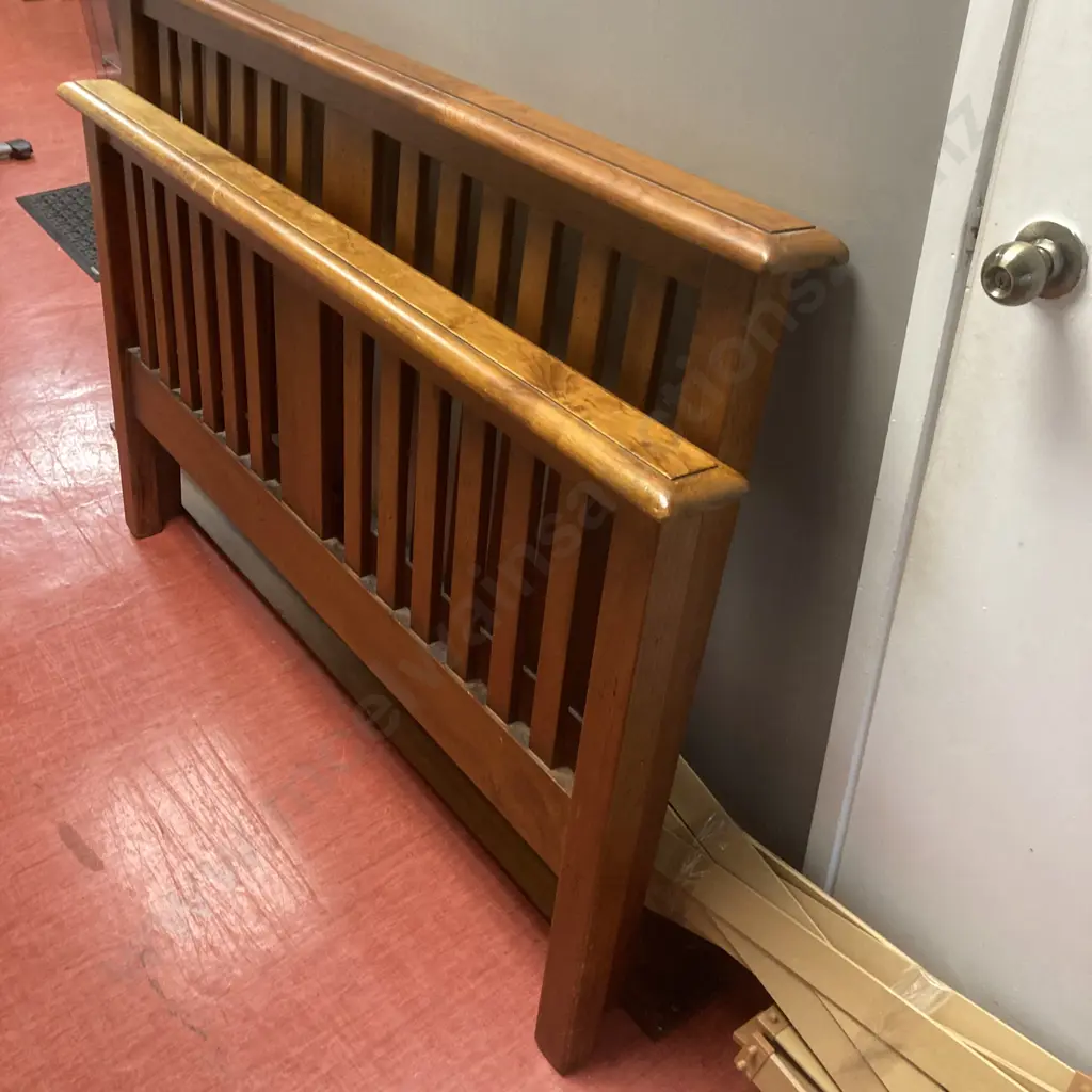 Nordic Queen Size Flexi Slat Bed Frame Image 1++