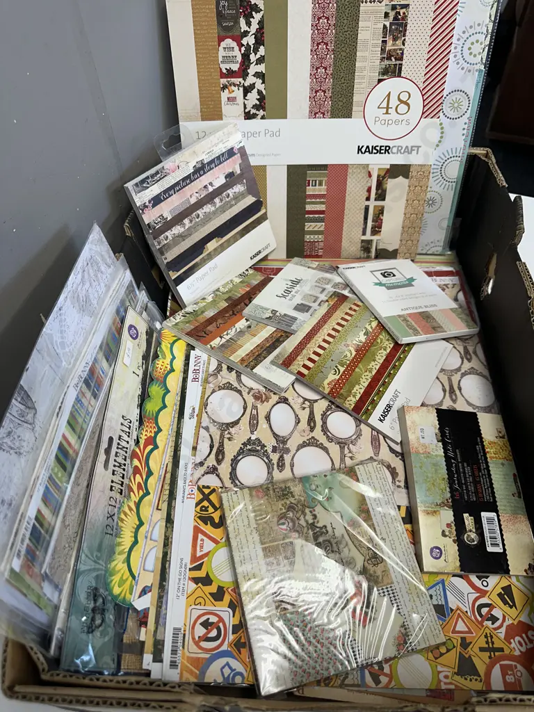 Scrapbooking Items Including Kaiser Craft, Elementals Etc Image 1++