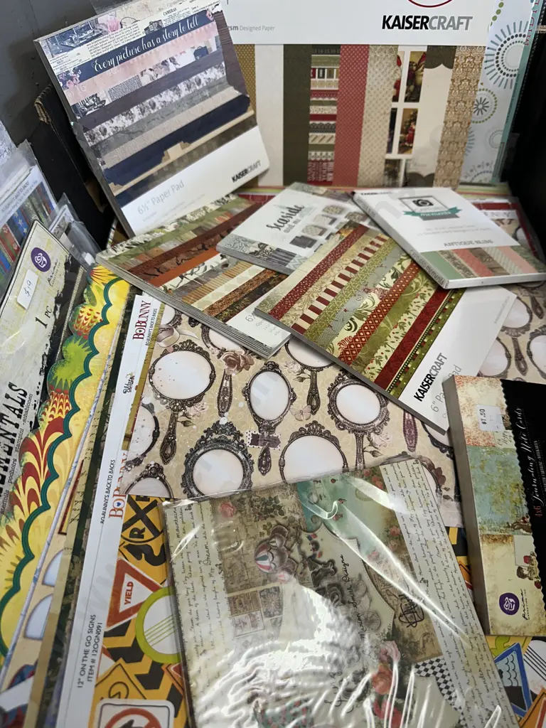 Scrapbooking Items Including Kaiser Craft, Elementals Etc Image 1++