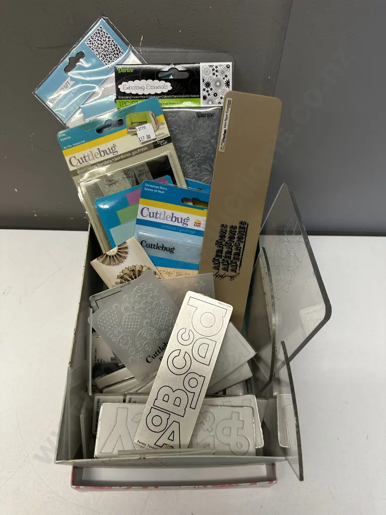 Assorted Embossing Essentials Including Cuttlebug Etc Image 1++