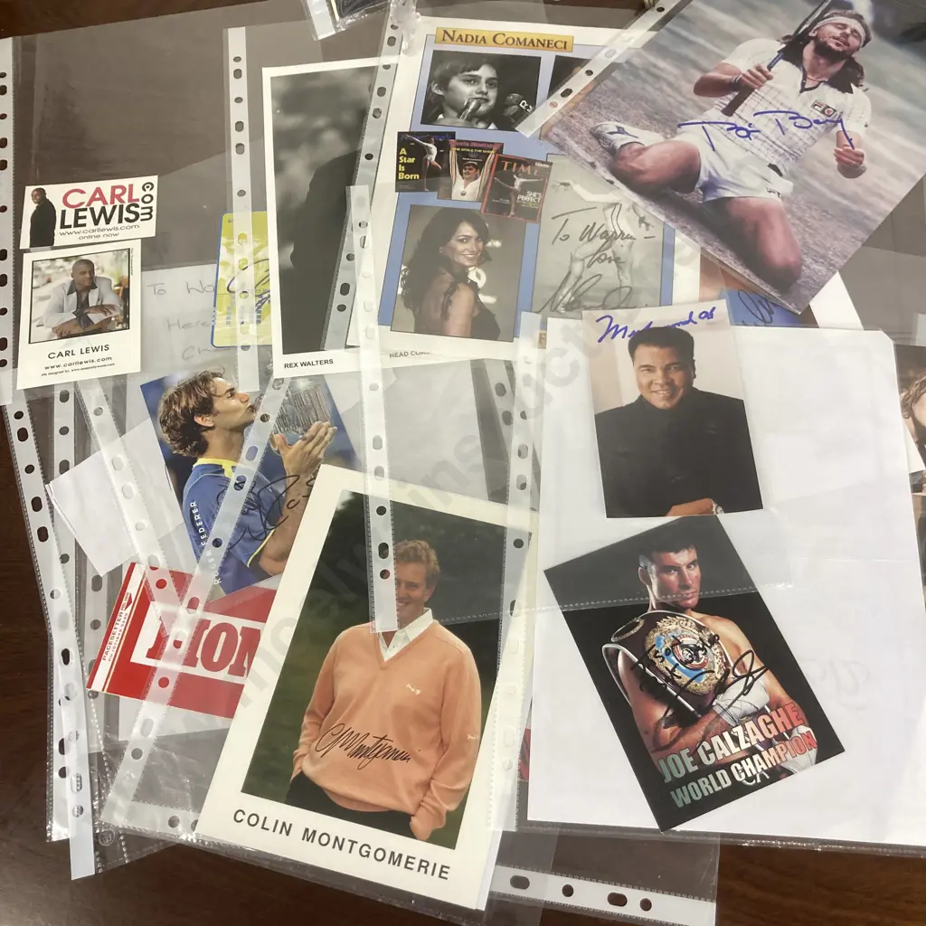 Sports Autographs & Signed Photos - Rugby, League, Boxing, Formula 1, Tennis Etc Image 1++