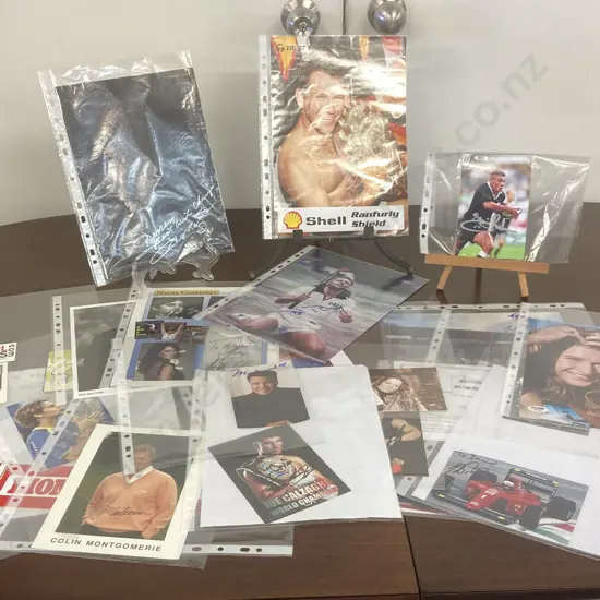 Sports Autographs & Signed Photos - Rugby, League, Boxing, Formula 1, Tennis Etc