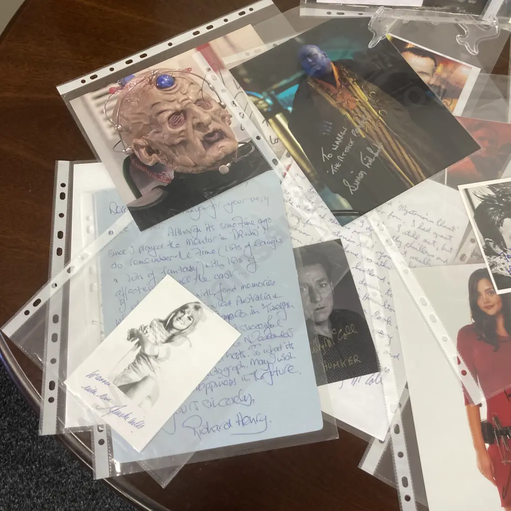 Dr Who Autographs & Signed Photos Etc Image 1++