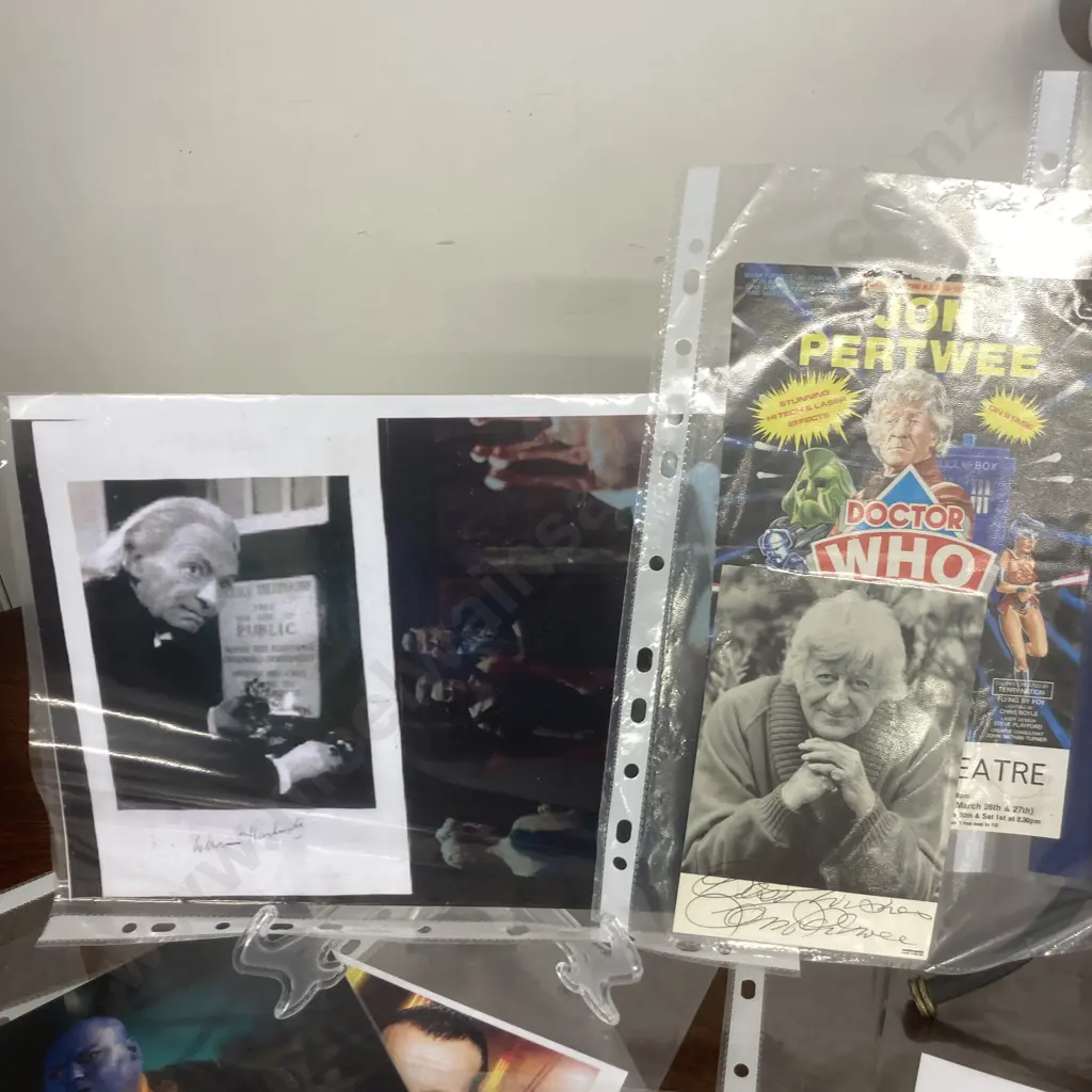 Dr Who Autographs & Signed Photos Etc Image 1++