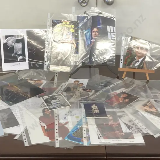 Dr Who Autographs & Signed Photos Etc
