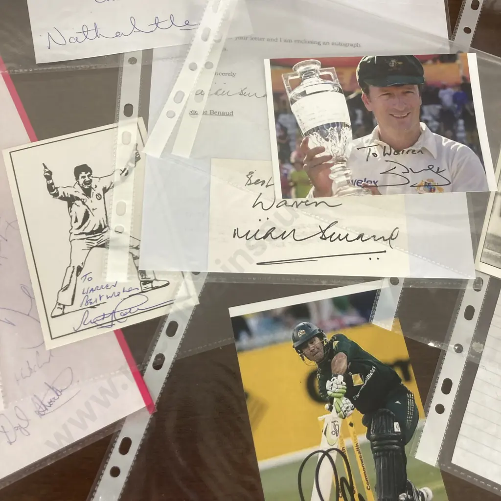 Cricketers Autographs & Signed Photos Image 1++