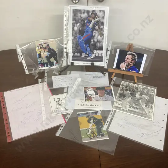 Cricketers Autographs & Signed Photos