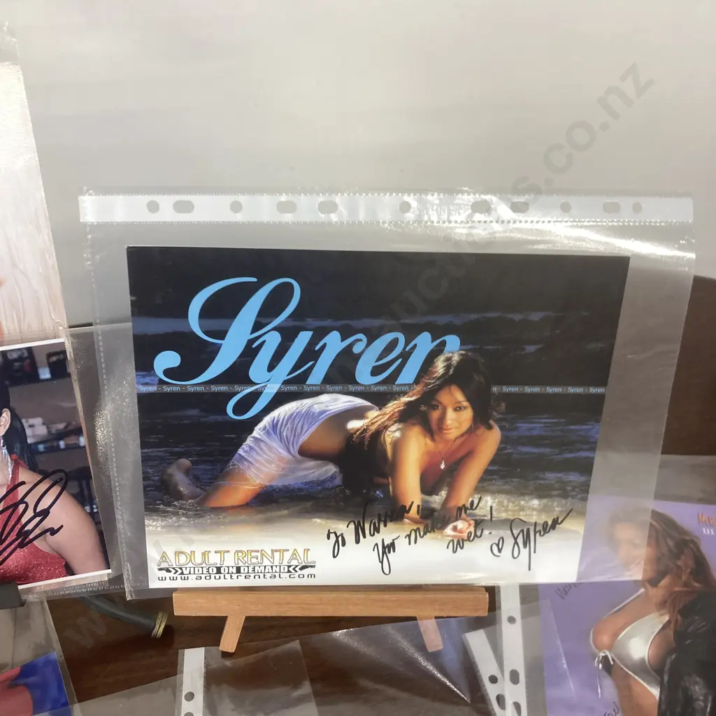 Adult Movie Actresses Signed Photos Etc Some With COA's Image 1++
