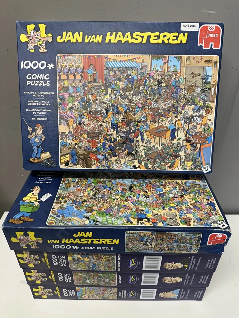 Jan Van Haasteren 1000 Pce Jigsaw Puzzles x 5 Image 1++