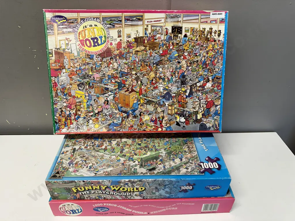 Its A Funny World 1000 Pce Jigsaw Puzzles x 3 Image 1++