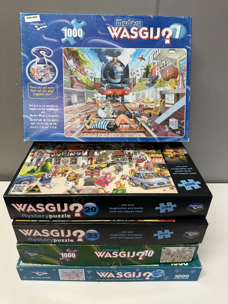 Wasgij 1000 Pce Puzzles - Mystery Puzzles Numbers 1, 20 & 23 With Destiny #3 & #10 Image 1++