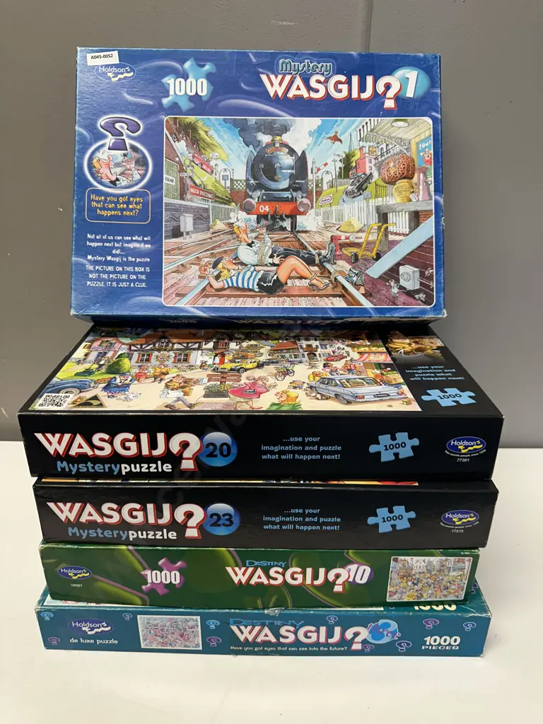 Wasgij 1000 Pce Puzzles - Mystery Puzzles Numbers 1, 20 & 23 With Destiny #3 & #10 Image 1++