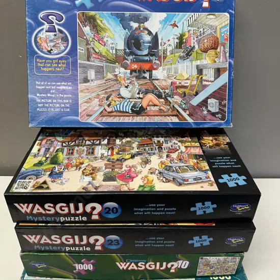 Wasgij 1000 Pce Puzzles - Mystery Puzzles Numbers 1, 20 & 23 With Destiny #3 & #10