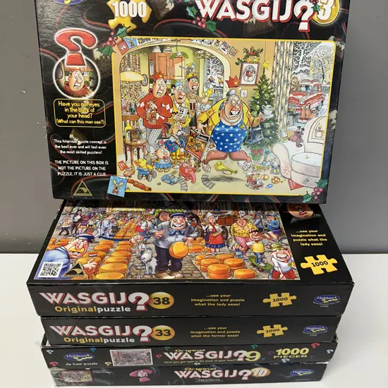 Wasgij 1000 Pce Puzzles - Christmas #3 With Originals Numbers 9, 33 & 38