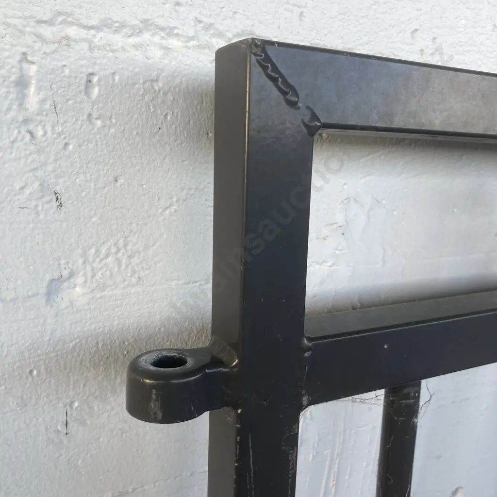 Pair of Aluminium Driveway Gates - 155 x 126cm Each Gate (Hinge Lugs 4.5cm) Image 1++