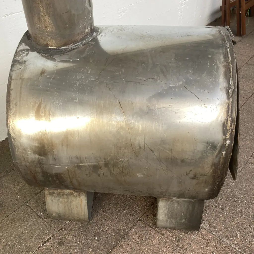 Marshall Stainless Steel Water Boiler / Heater. Fire Box 56 x 58cm, Flue Height 167cm Image 1++