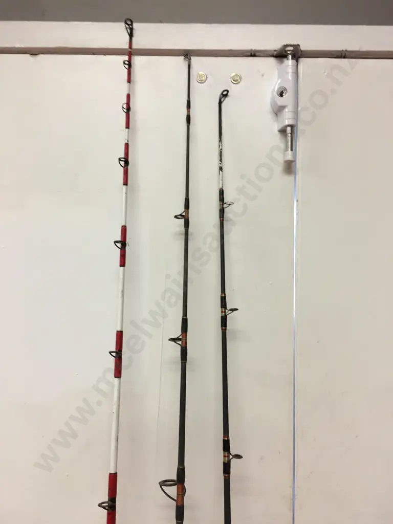 Fishing Rods x 3 - Penn Ultra Graph, Royale Gold Custom & Butterworth Jig King Image 1++