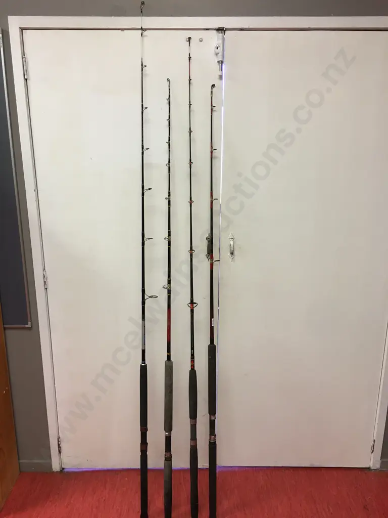 Fishing Rods x 4  - Silstar Power Tip, Shimano Vortex, SL 175 & One Other Image 1++