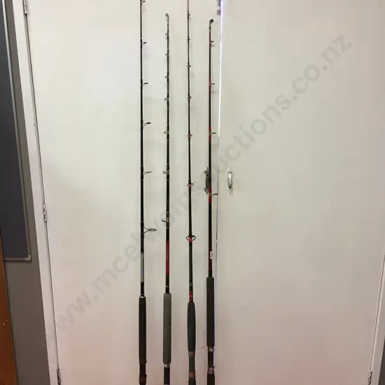 Fishing Rods x 4  - Silstar Power Tip, Shimano Vortex, SL 175 & One Other