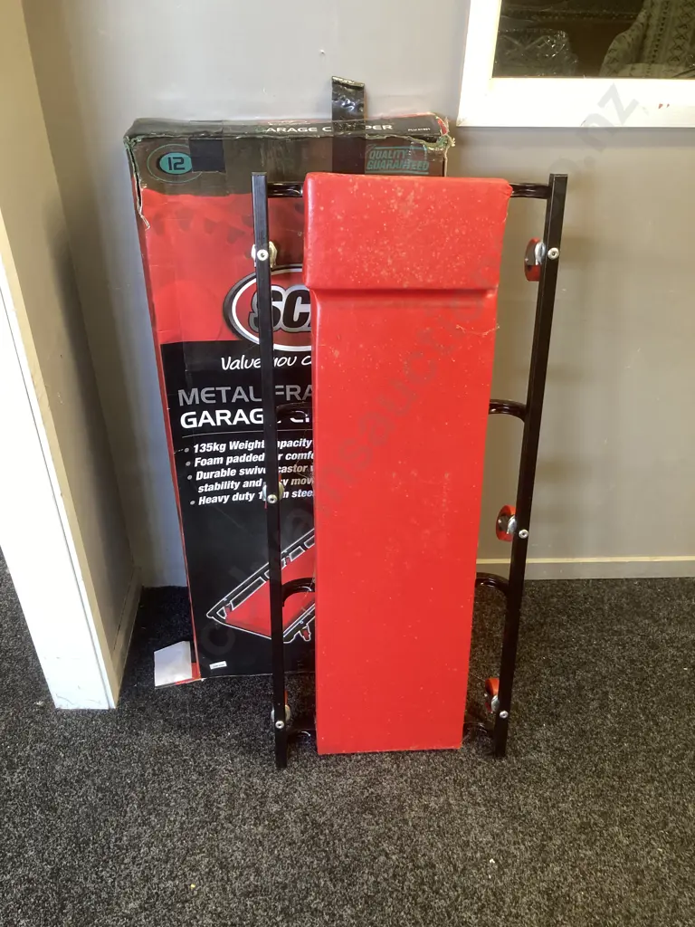 SCA Metal Frame Garage Creeper Image 1++