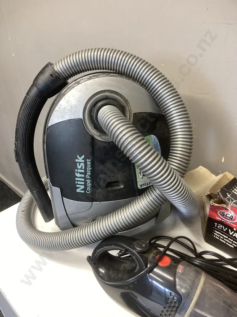 Nilfisk Coupe Parquet 1600W Vacuum & SCA 12V Vacuum Cleaner Image 1++