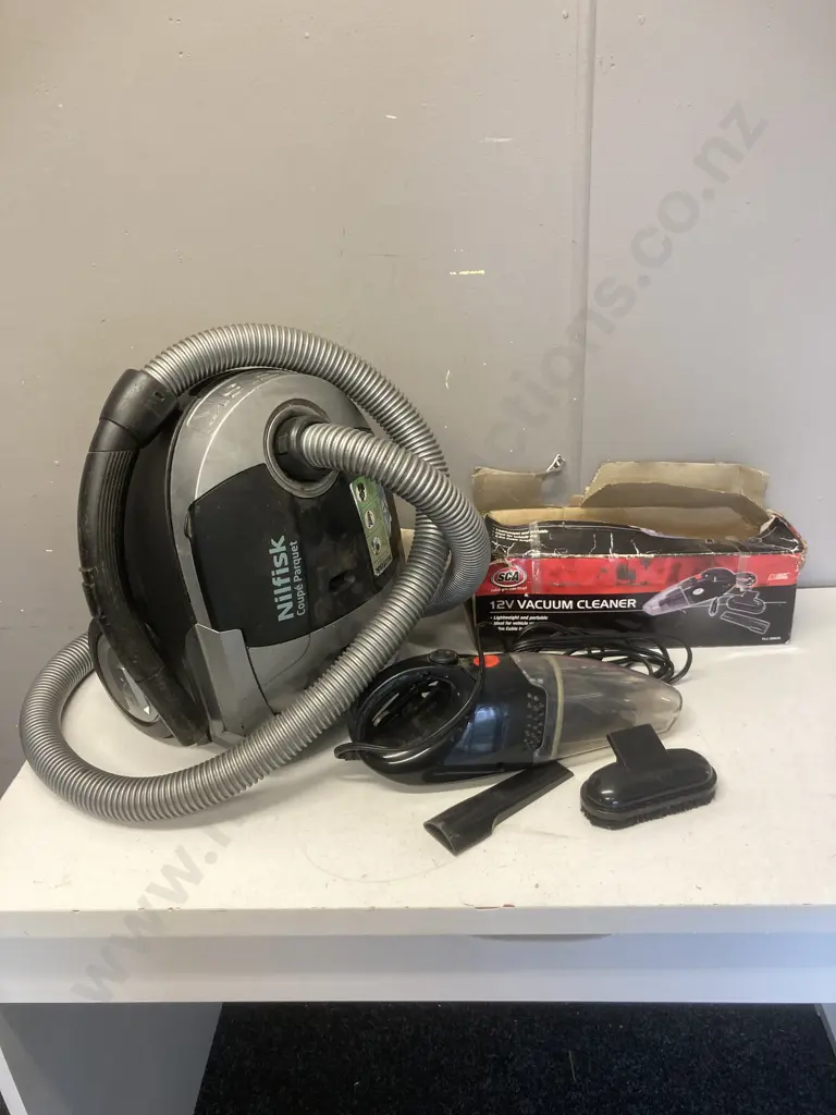 Nilfisk Coupe Parquet 1600W Vacuum & SCA 12V Vacuum Cleaner Image 1++