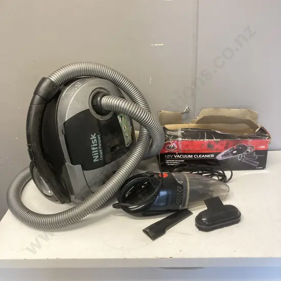 Nilfisk Coupe Parquet 1600W Vacuum & SCA 12V Vacuum Cleaner