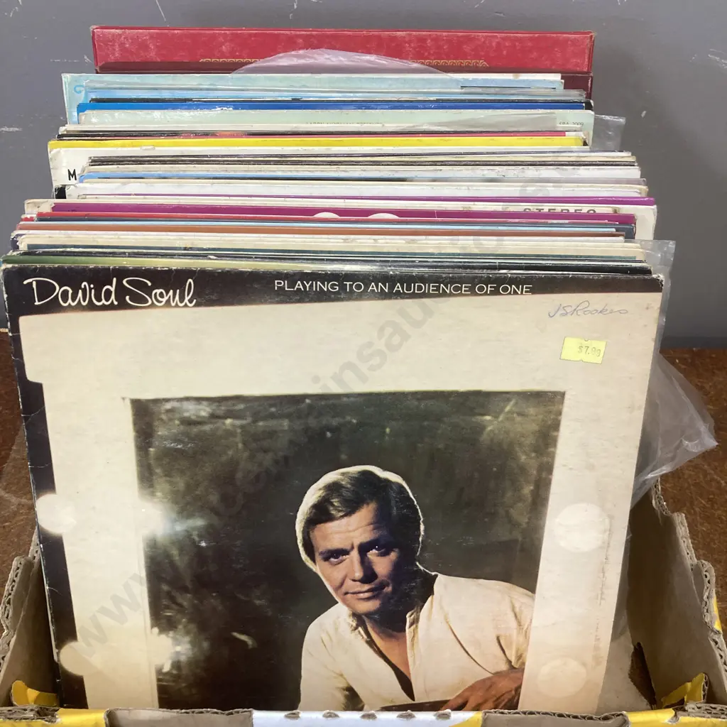 Box Lot Vintage Vinyl Lps Image 1++