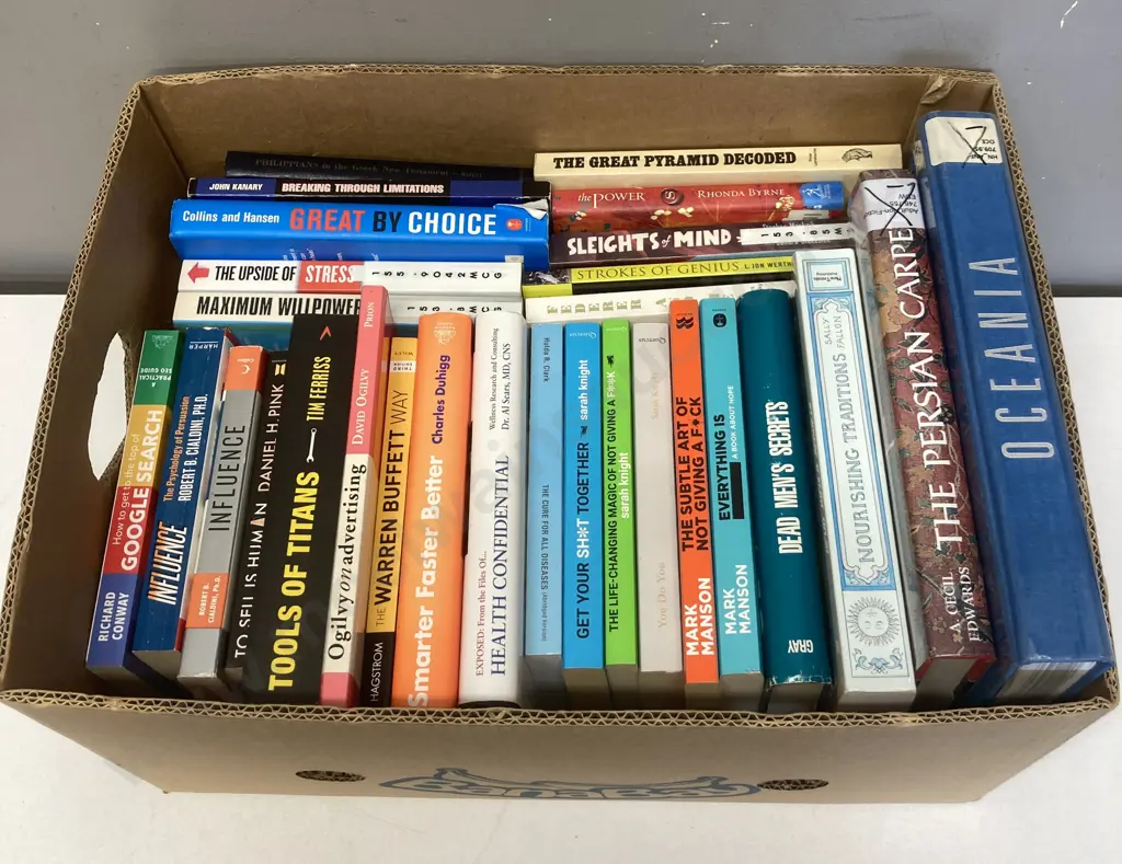 Box Lot Books - Oceania, The Persian Carpet Etc Image 1++