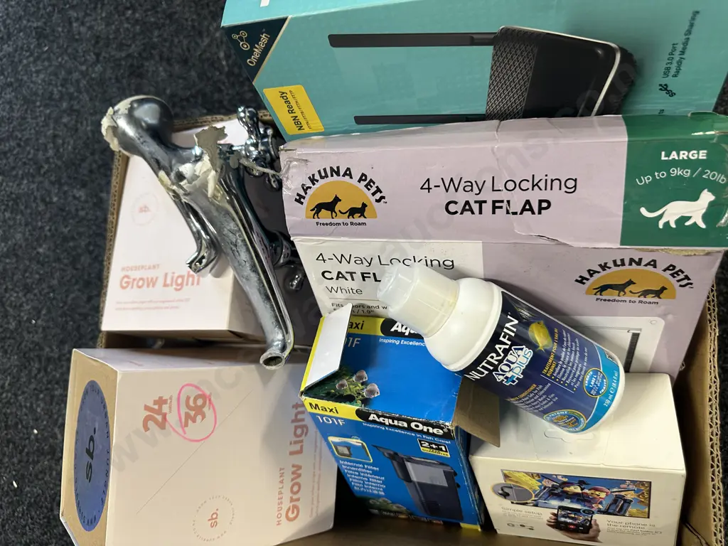 4 Way Locking Cat Flap, Grow Light, Vintage Taps Etc Image 1++