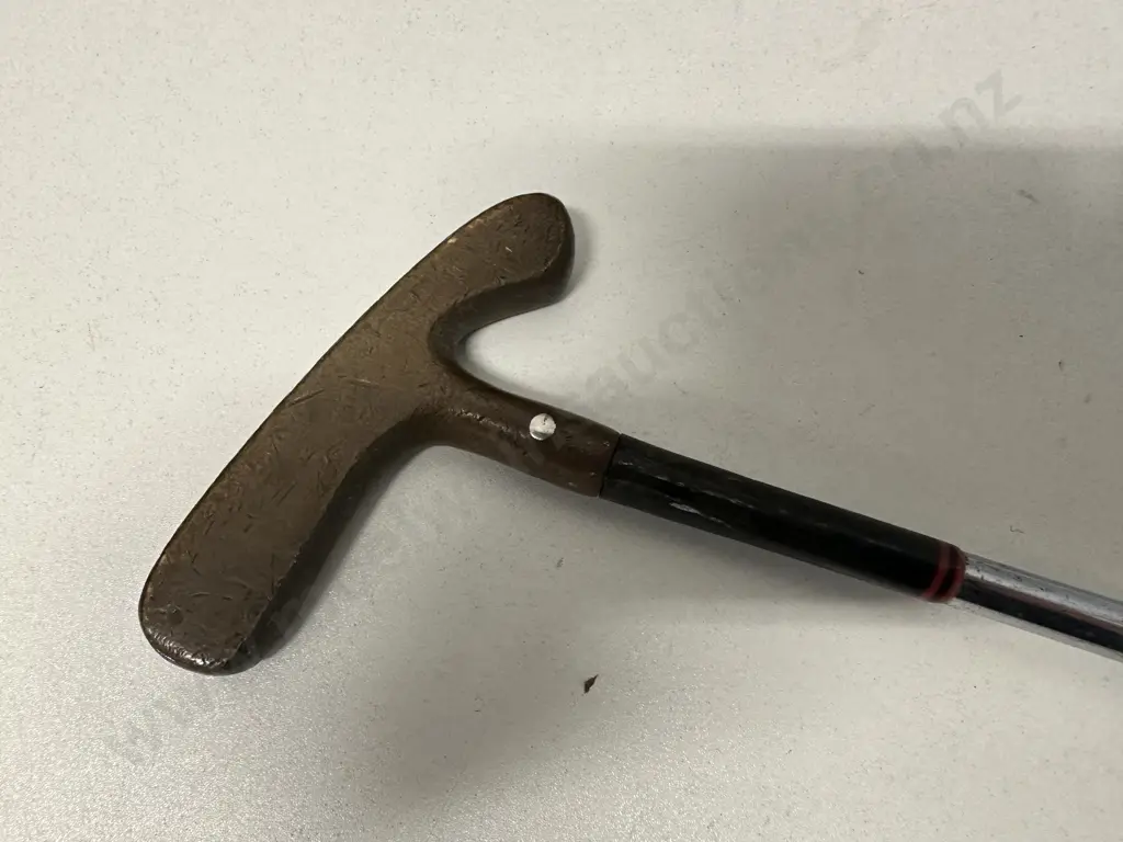 Vintage Golf Wiscmans Putter Brass Head   Image 1++