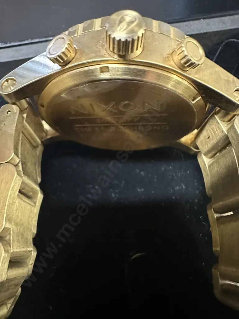 Nixon 51-30 Chrono All Gold Mens Watch - 300m, Stainless Steel, Japan Movement, 20J Image 1++