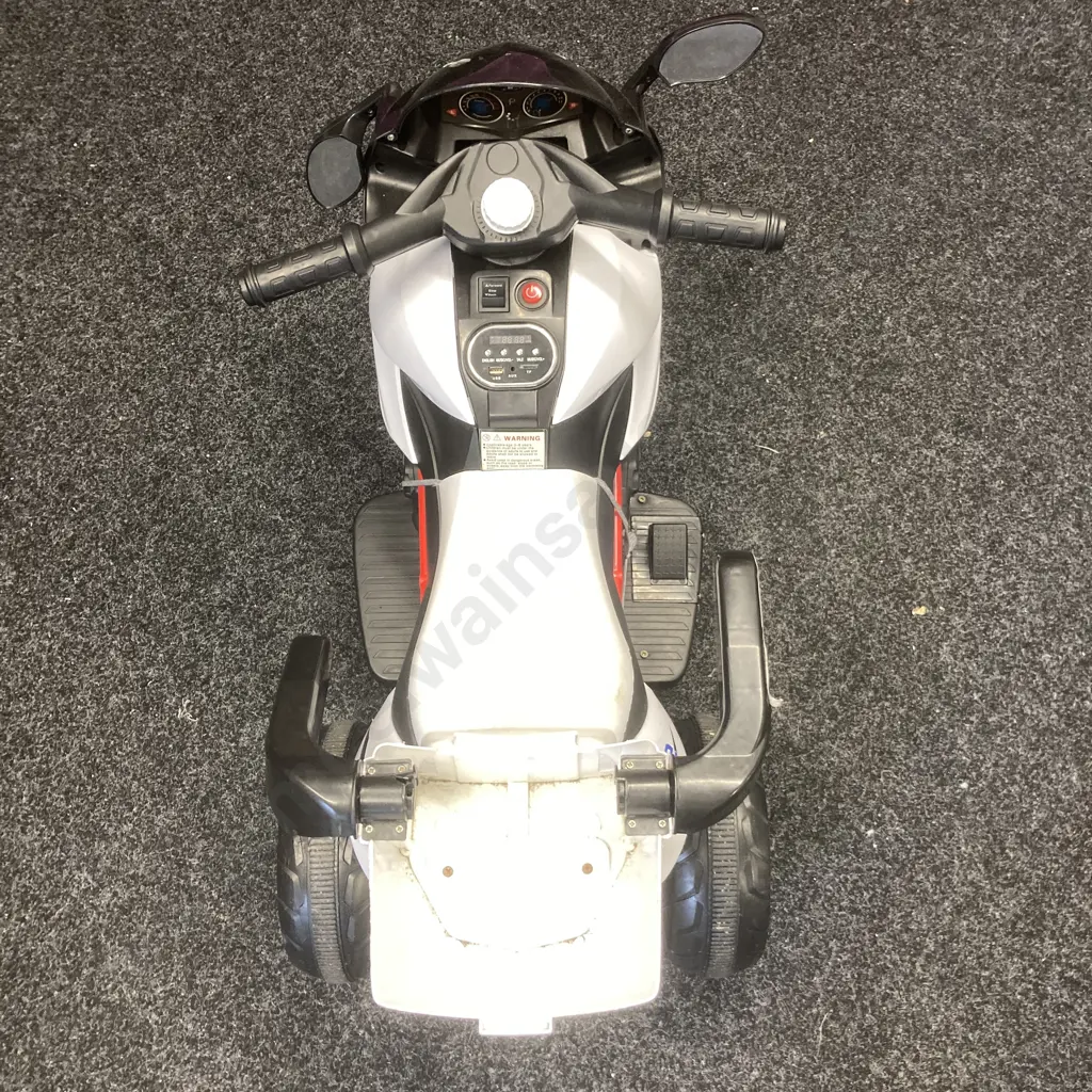 Kids Electric Ride on HP2 Superbike - Black (No Charger) Image 1++