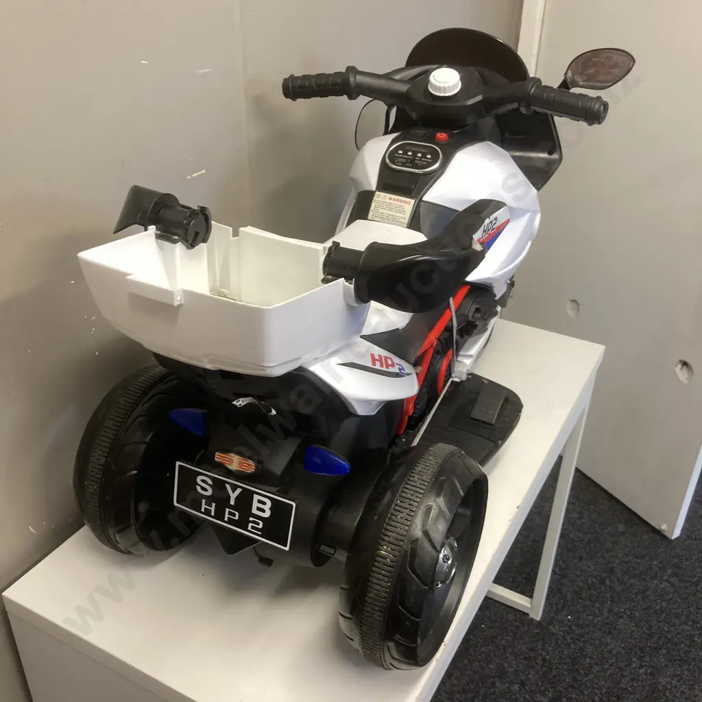 Kids Electric Ride on HP2 Superbike - Black (No Charger) Image 1++